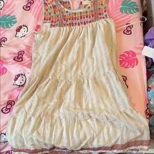 Savanna Jane Multicolor Embroidered Casual Dress